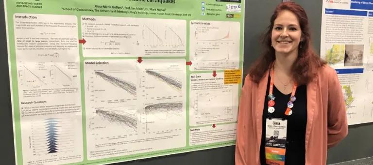 Gina-Maria at the AGU Conference