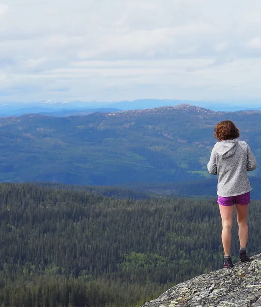 Vanessa Burton during a fieldtrip to Norway with the John Muir Trust team