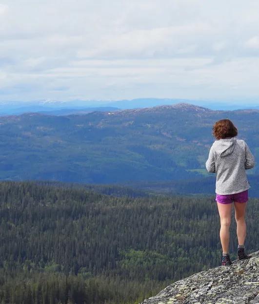 Vanessa Burton during a fieldtrip to Norway with the John Muir Trust team